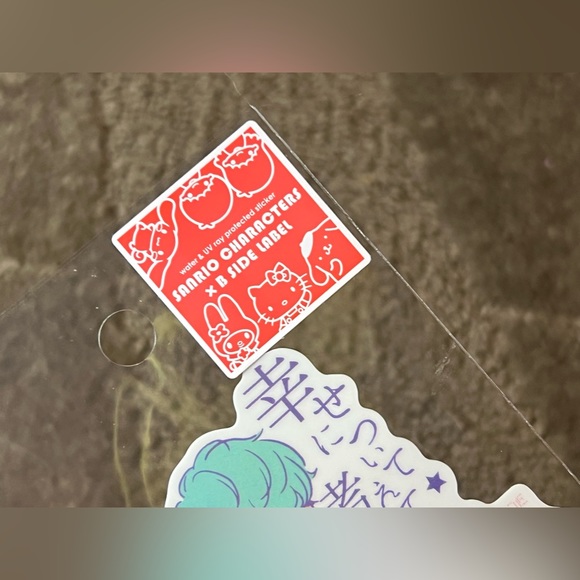 Little Twin Stars B-Side Label Sticker Water & UV Ray Protected Official Sanrio - Picture 3 of 5